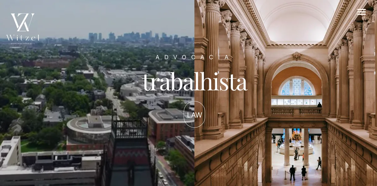 Site da Witzel Advocacia